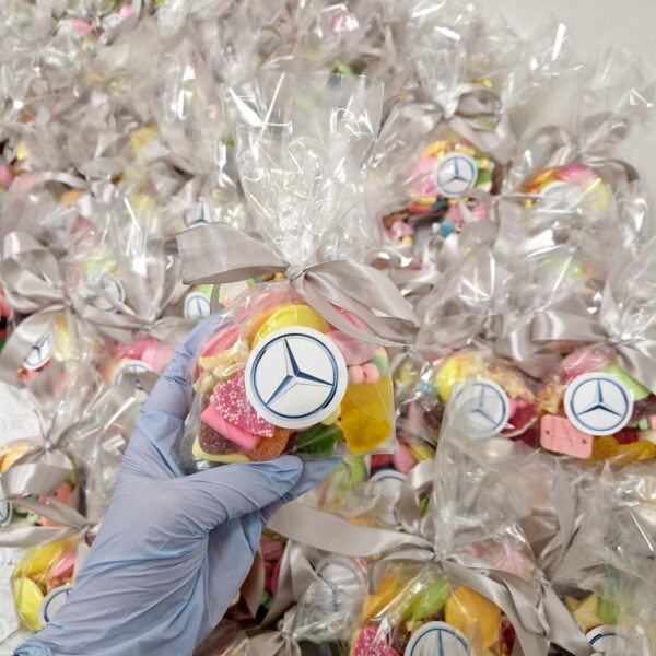 Corporate Branded Clear Sweet Bags - Bulk Event Pick n Mix Favours