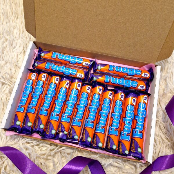 Cadbury fudge gift box