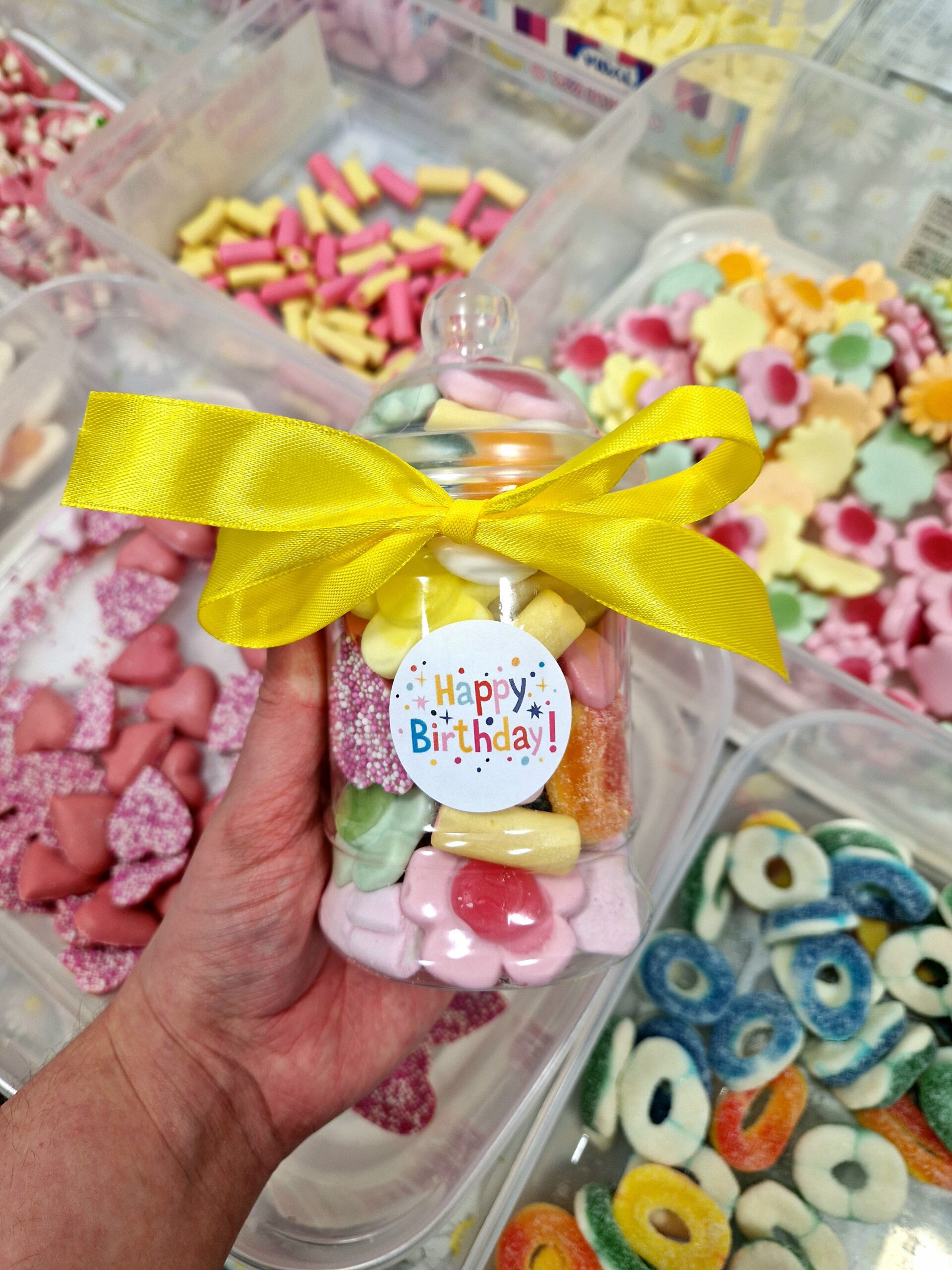 Happy Birthday Small 250g Pick n Mix Jar
