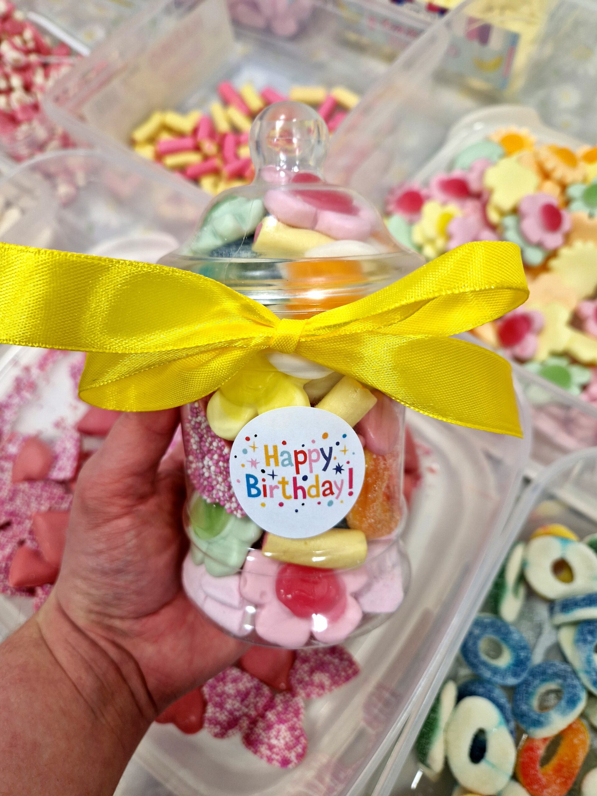 Happy Birthday Small 250g Pick n Mix Jar - Image 3