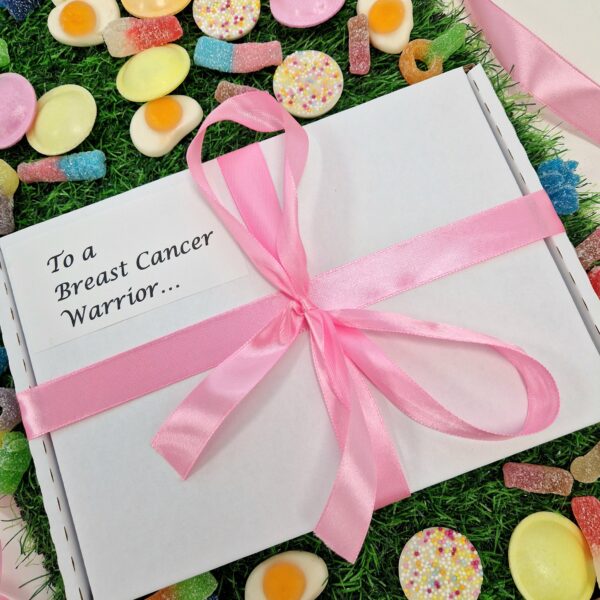 Breast Cancer Warrior Sweet Box - Chemo & Radiotherapy Care Package Gift