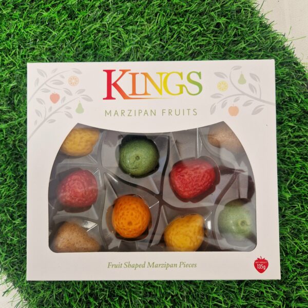 Kings Marzipan Fruits 135g Box